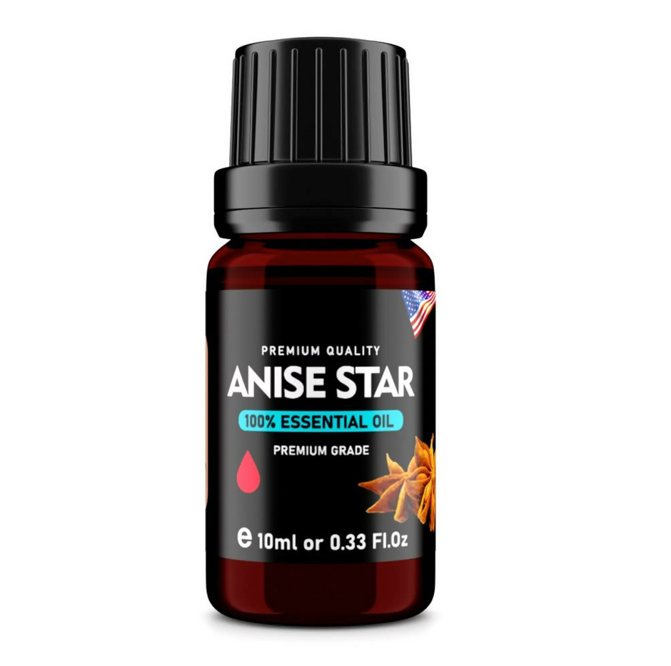 Anise Star (Illicium verum) 100% Essential Oil, Premium Grade, 10ml