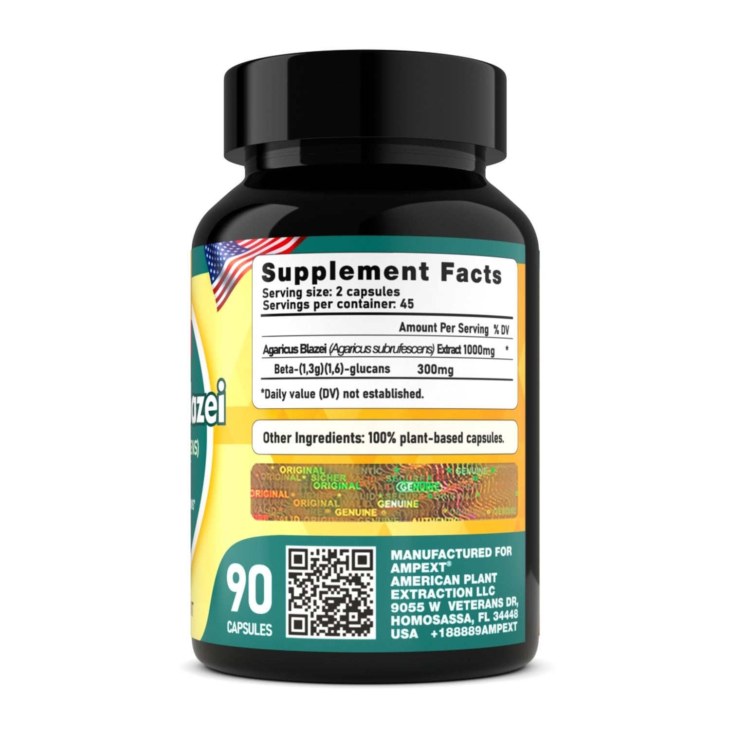 Agaricus Blazei Mushroom Capsules