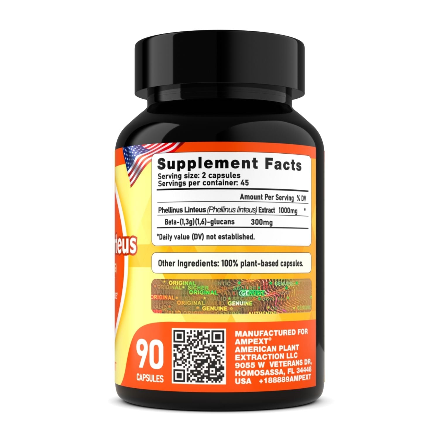 Phellinus Linteus Mushroom Capsules