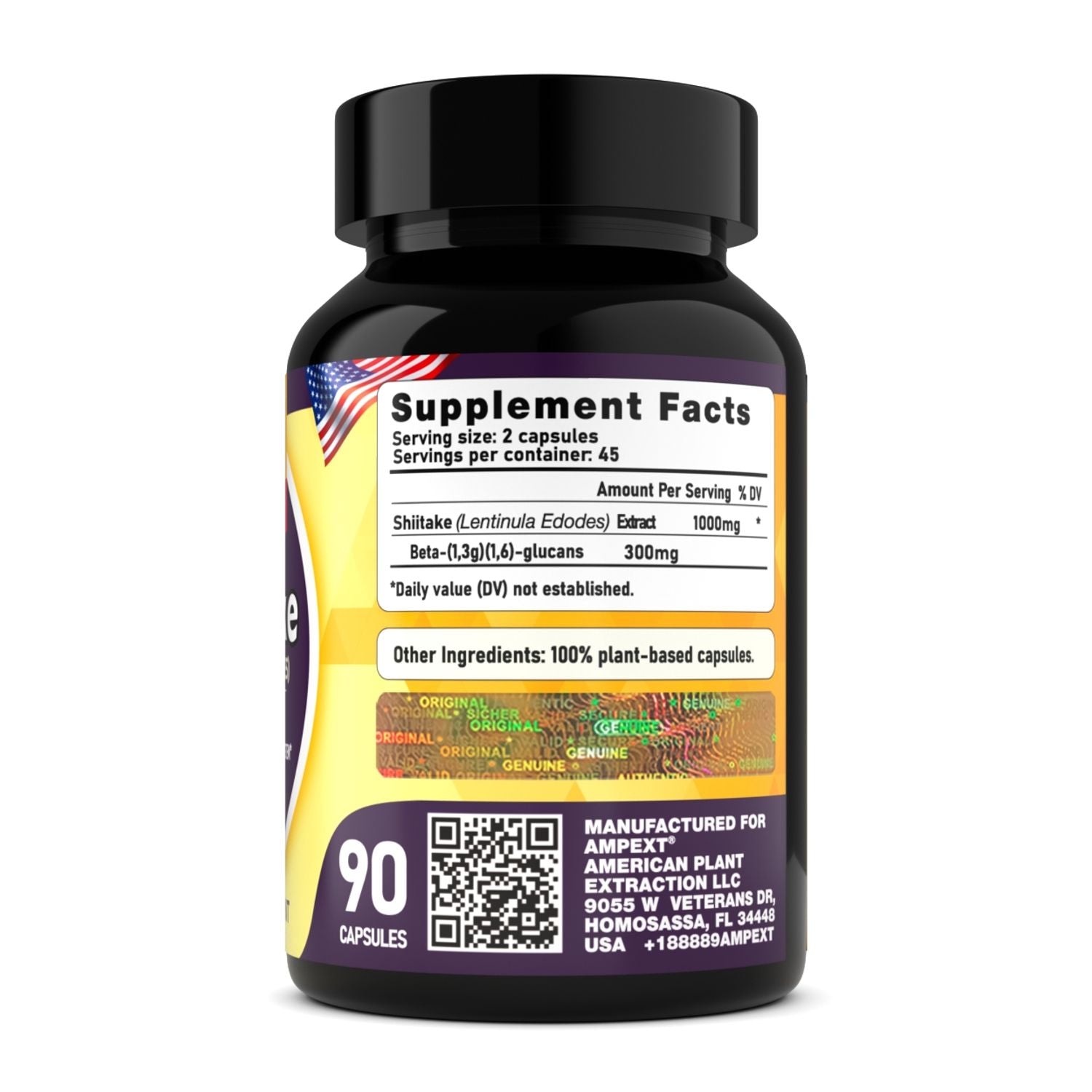 Shiitake Mushroom Capsules