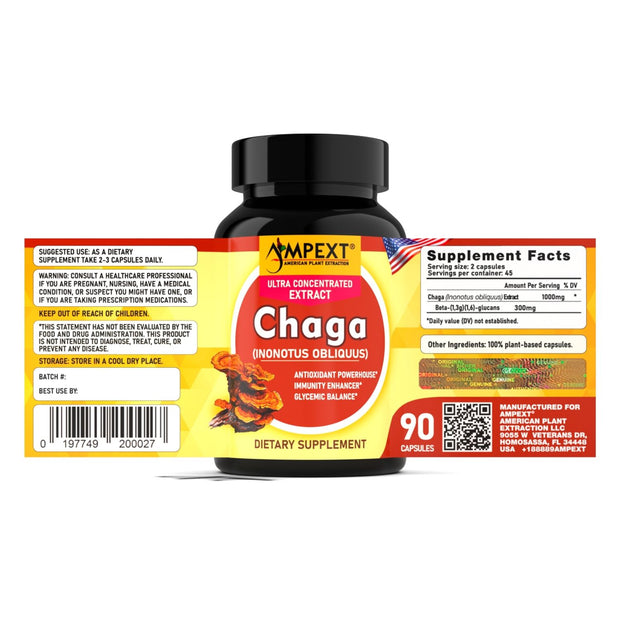 Chaga Mushroom Capsules