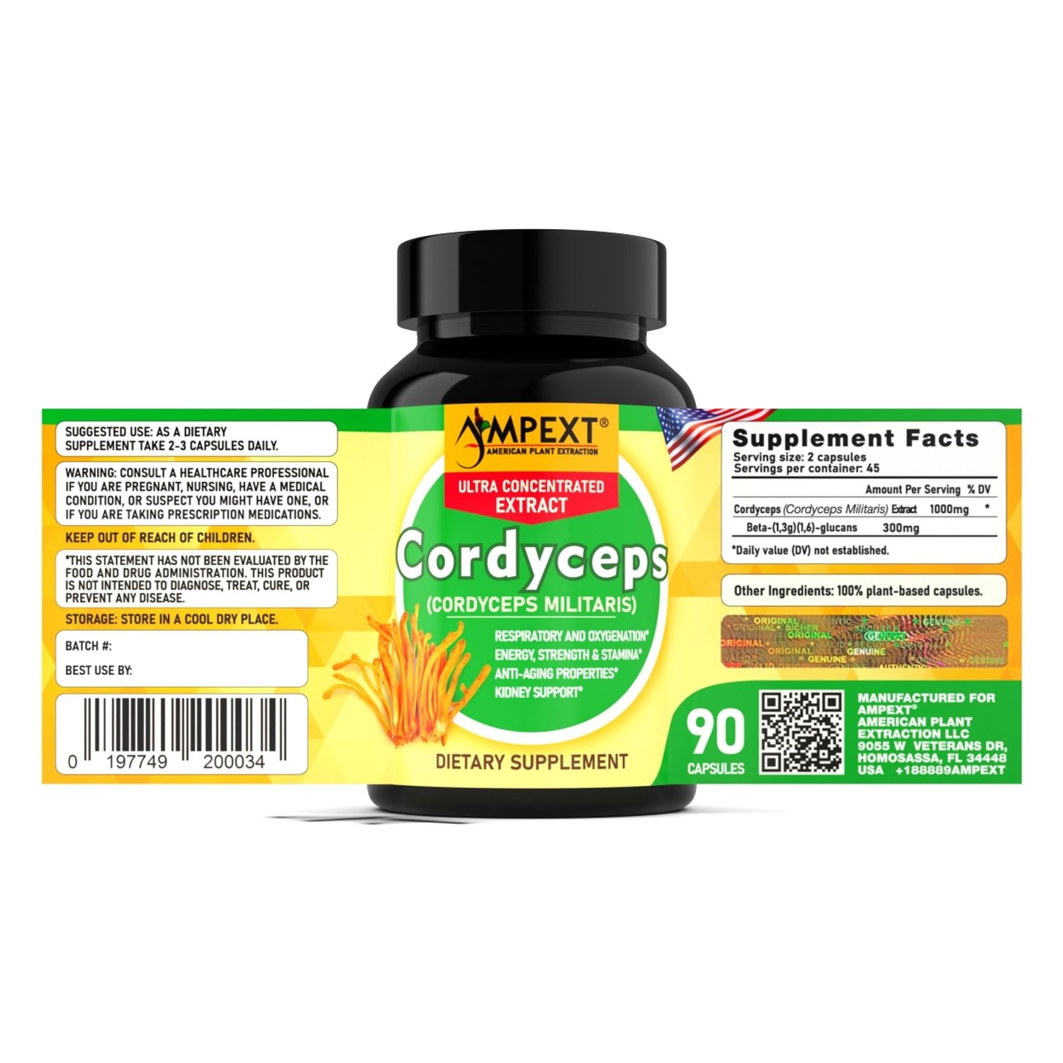 Cordyceps Mushroom Capsules