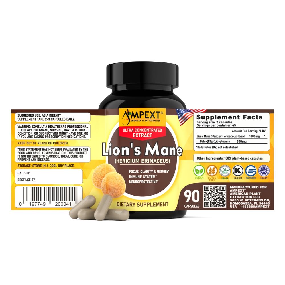 Lion’s mane Mushroom Capsules