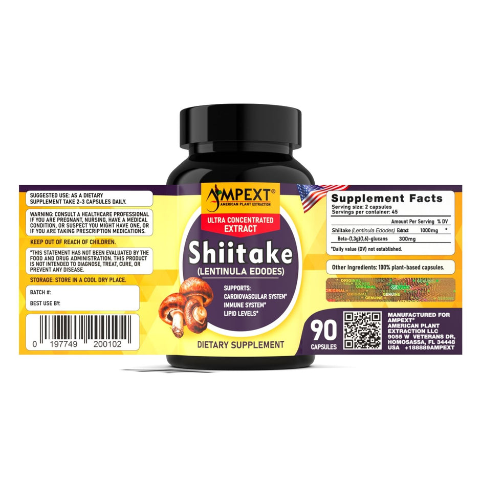 Shiitake Mushroom Capsules