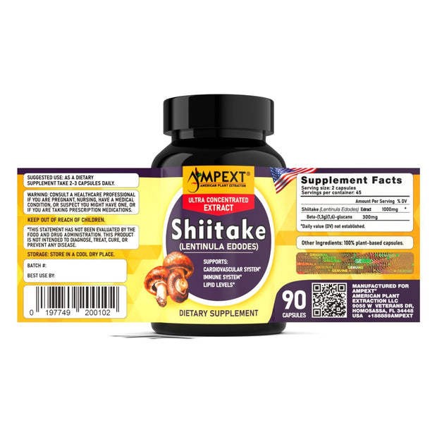 Shiitake Mushroom Capsules