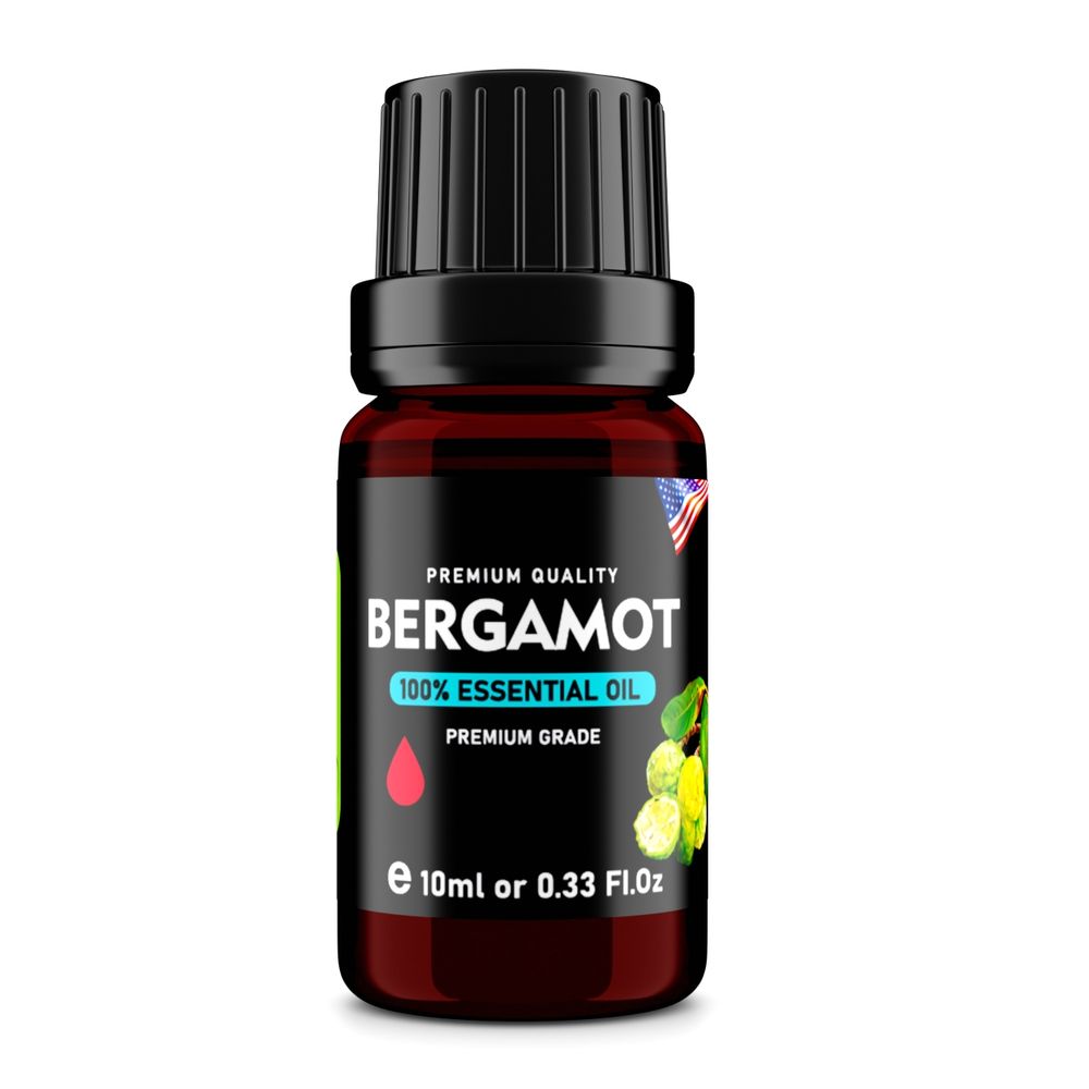 Bergamot (Citrus bergamia) 100% Essential Oil, Premium Grade, 10ml