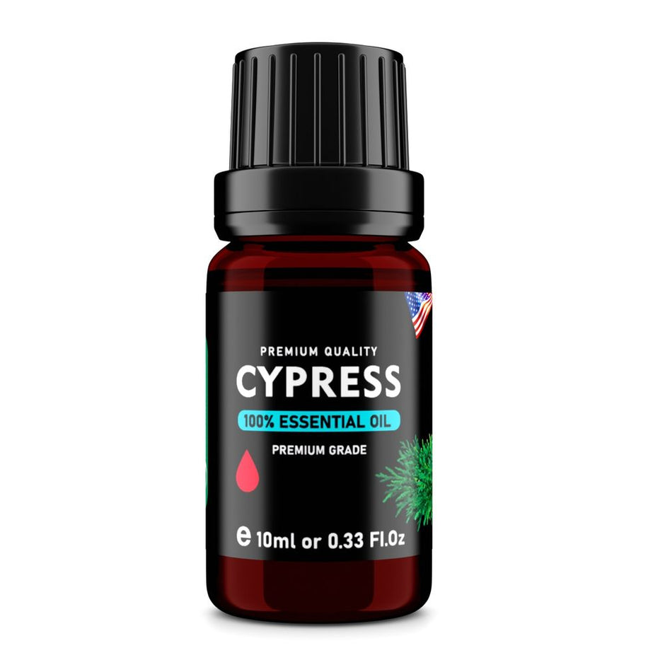 Cypress (Cupressus sempervirens) 100% Essential Oil, Premium Grade, 10ml