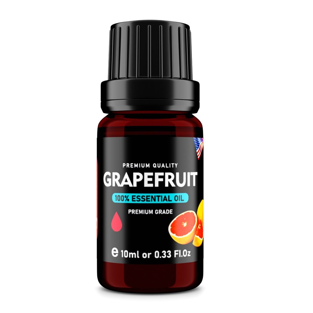 Grapefruit (Citrus paradisi) 100% Essential Oil, Premium Grade, 10ml