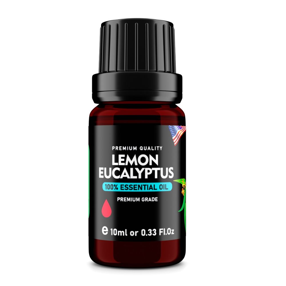 Lemon Eucalyptus (Eucalyptus citriodora) 100% Essential Oil, Premium Grade, 10ml