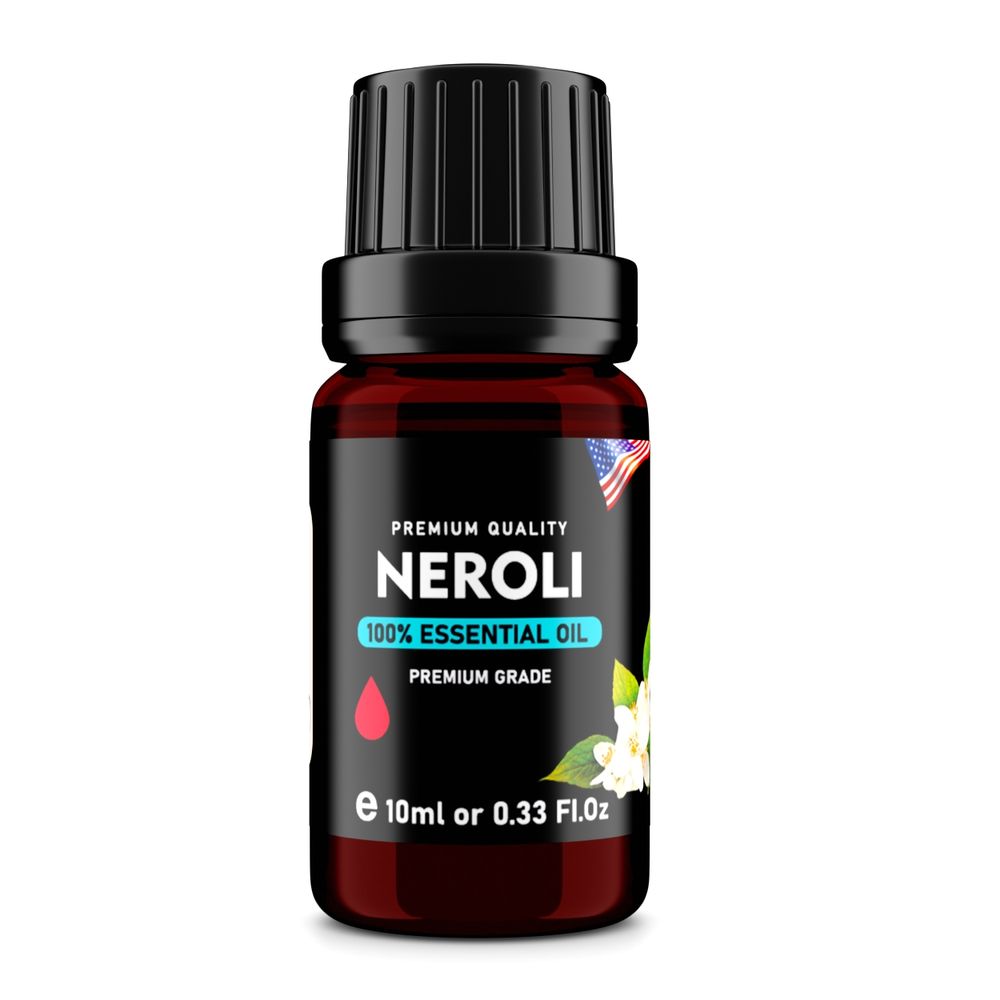 Neroli (Citrus aurantium) 100% Essential Oil, Premium Grade, 10ml