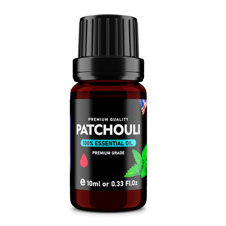 Patchouli (Pogostemon cablin) 100% Essential Oil, Premium Grade, 10ml