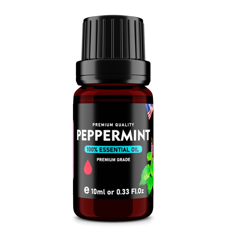 Peppermint (Mentha piperita) 100% Essential Oil, Premium Grade, 10ml