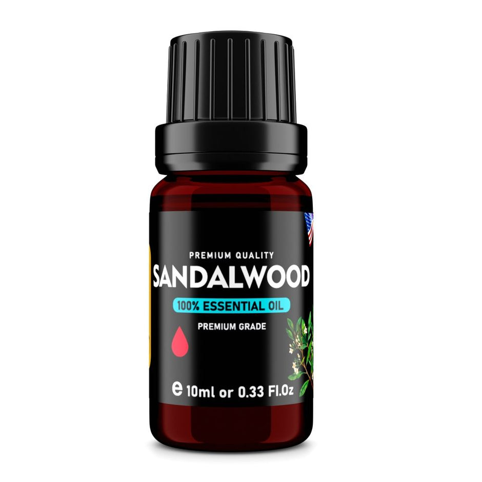 Sandalwood (Santalum album) 100% Essential Oil, Premium Grade, 10ml