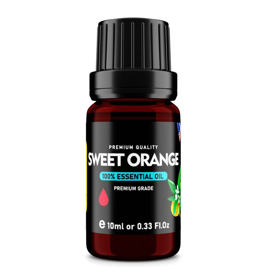 Sweet Orange (Citrus sinensis) 100% Essential Oil, Premium Grade, 10ml