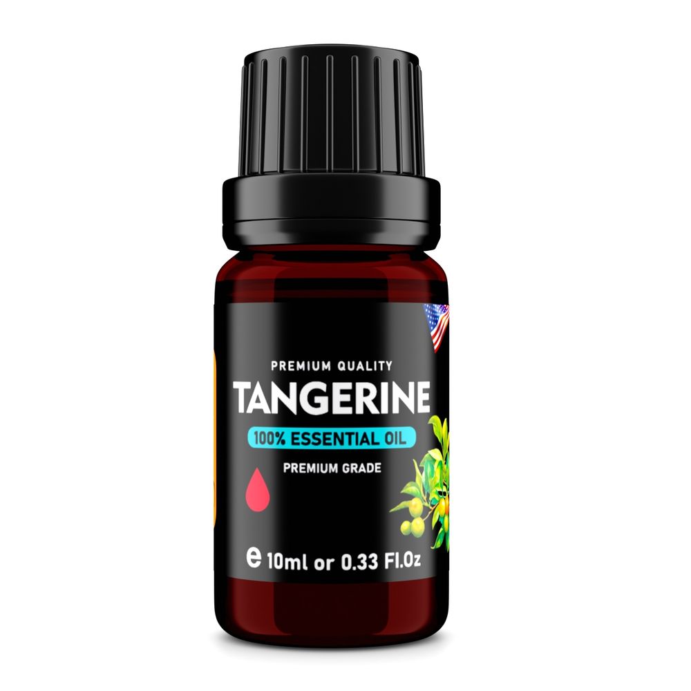 Tangerine (Citrus reticulata) 100% Essential Oil, Premium Grade, 10ml