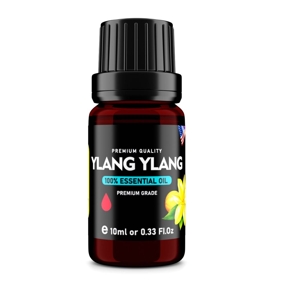 Ylang Ylang (Cananga odorata) 100% Essential Oil, Premium Grade, 10ml