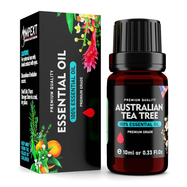 Australian Tea Tree (Melaleuca alternifolia) 100% Essential Oil, Premium Grade, 10ml