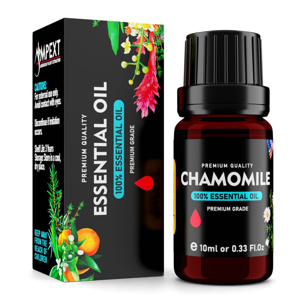 Chamomile (Chamaemelum nobile) 100% Essential Oil, Premium Grade, 10ml