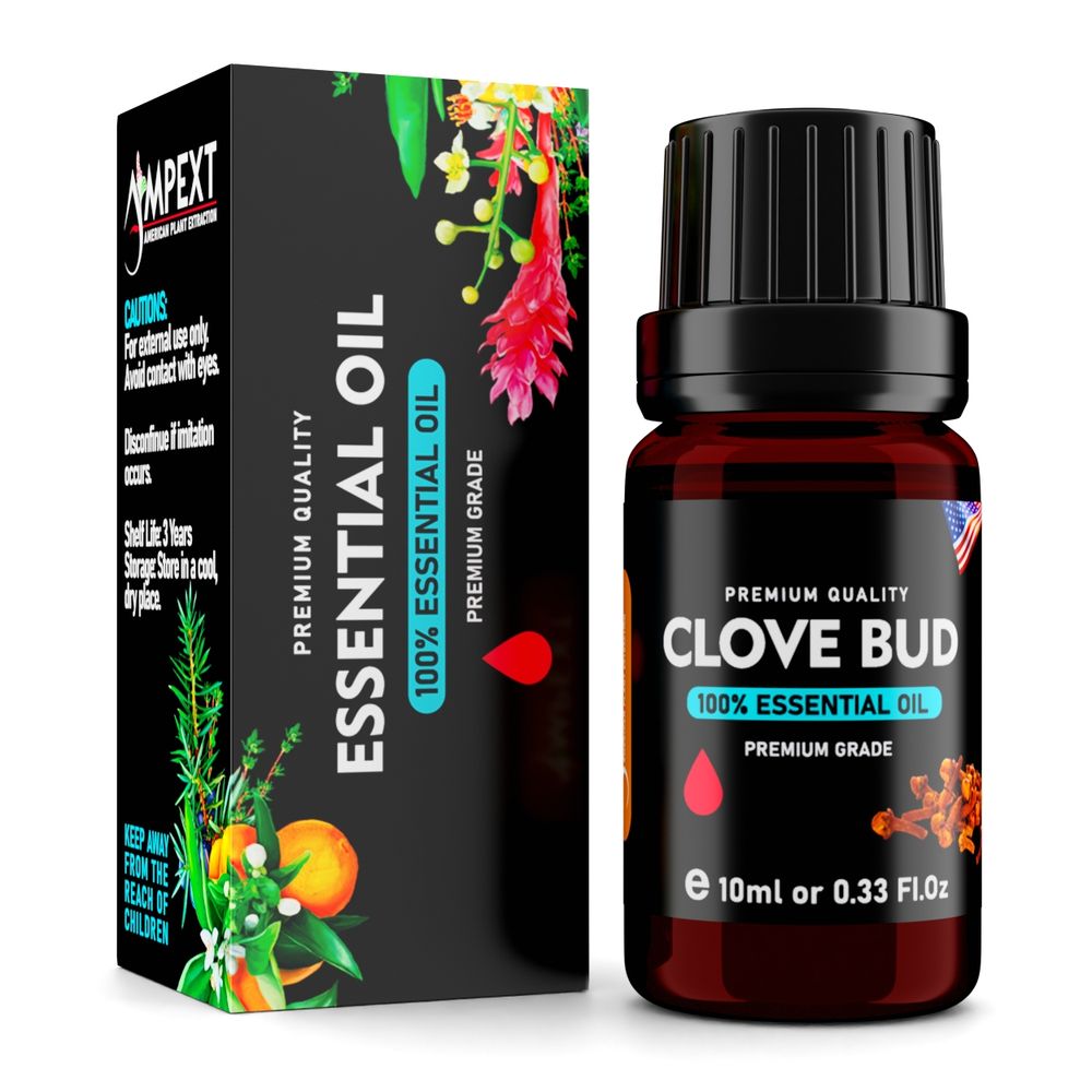 Clove Bud (Syzygium aromaticum) 100% Essential Oil, Premium Grade, 10ml