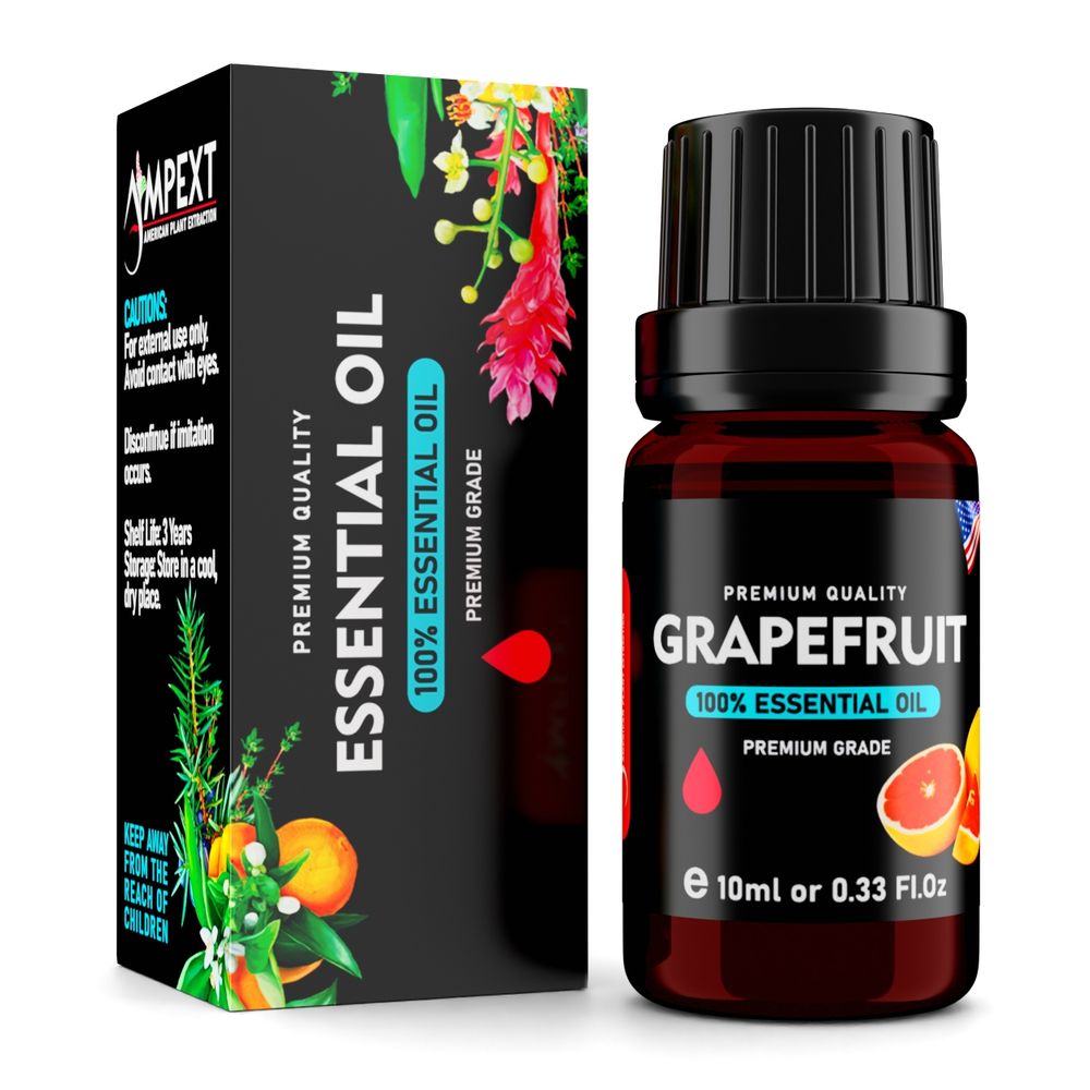 Grapefruit (Citrus paradisi) 100% Essential Oil, Premium Grade, 10ml