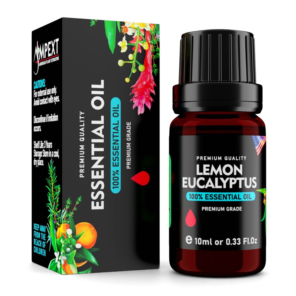 Lemon Eucalyptus (Eucalyptus citriodora) 100% Essential Oil, Premium Grade, 10ml