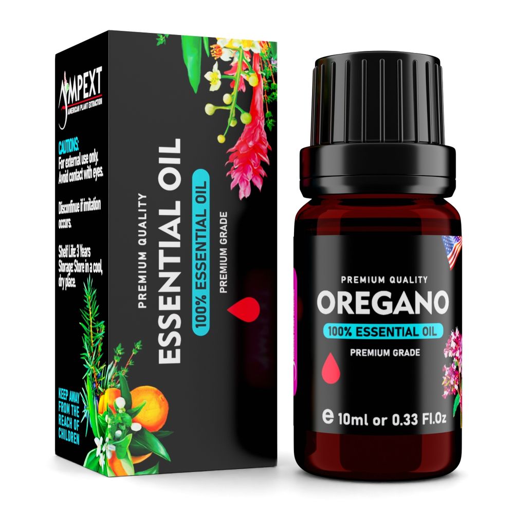Oregano (Origanum vulgare) 100% Essential Oil, Premium Grade, 10ml