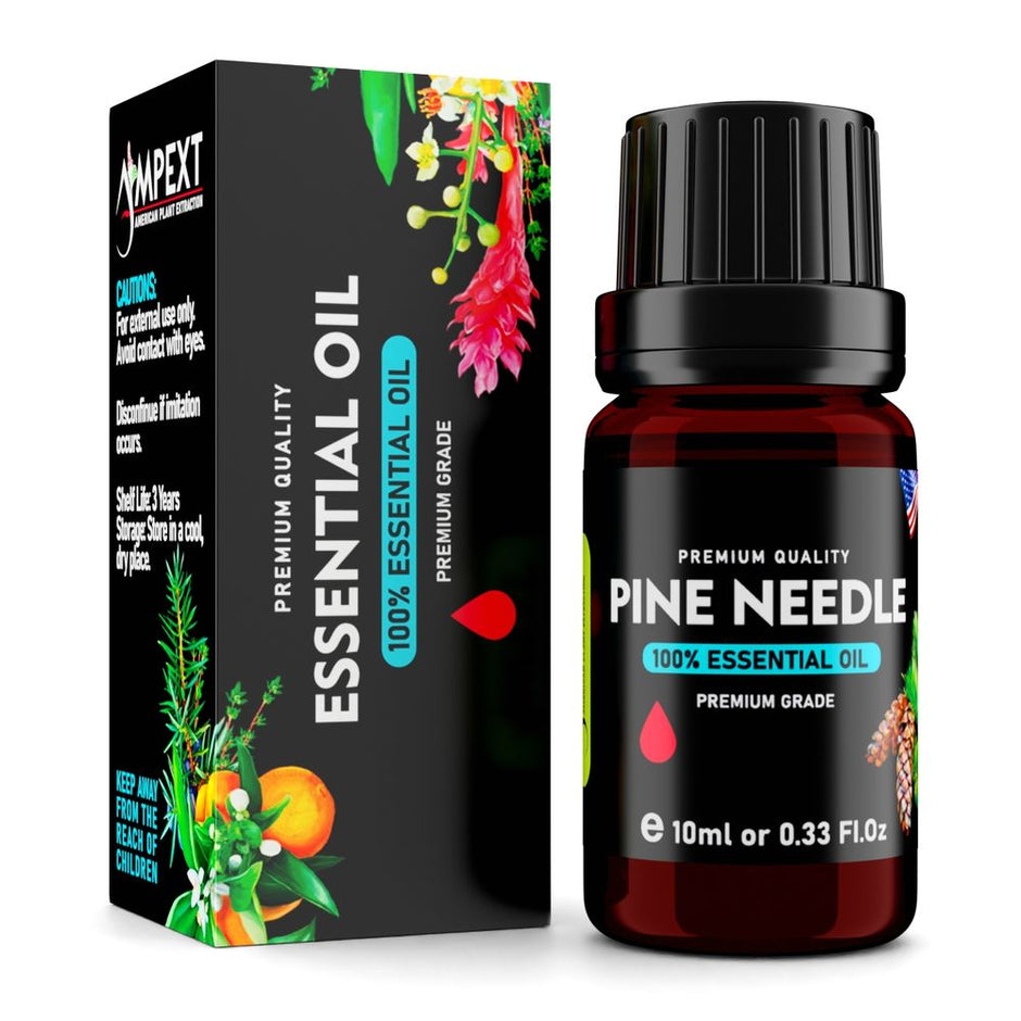 Pine Needles (Pinus sylvestris) 100% Essential Oil, Premium Grade, 10ml