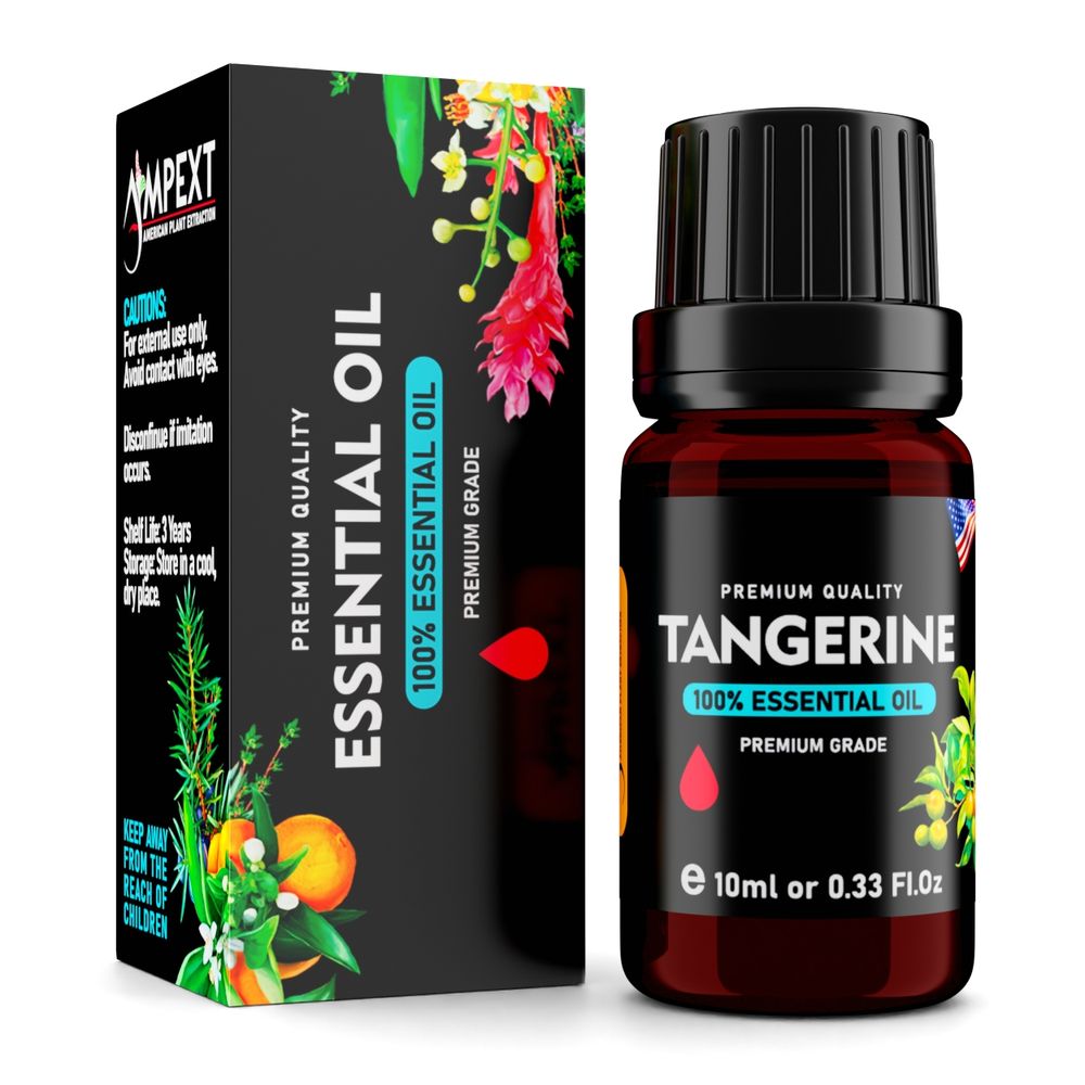 Tangerine (Citrus reticulata) 100% Essential Oil, Premium Grade, 10ml