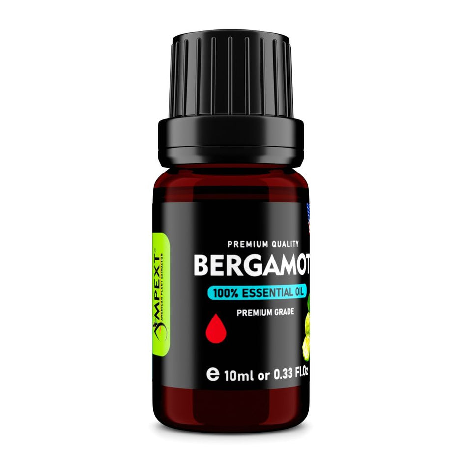 Bergamot (Citrus bergamia) 100% Essential Oil, Premium Grade, 10ml