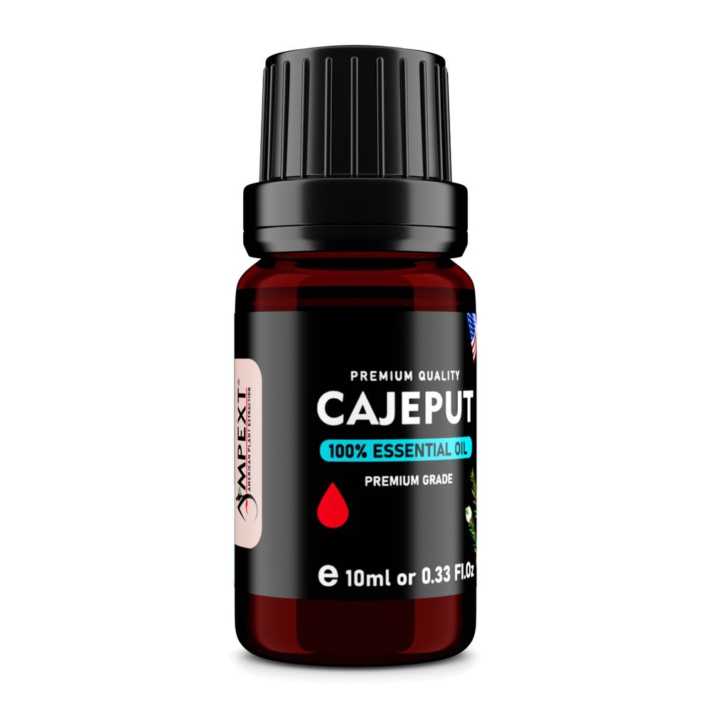 Cajeput (Melaleuca cajuputi) 100% Essential Oil, Premium Grade, 10ml