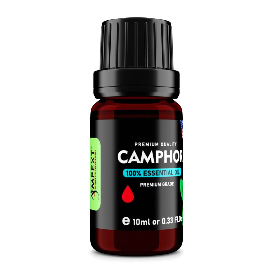 Camphor (Cinnamomum camphora) 100% Essential Oil, Premium Grade, 10ml