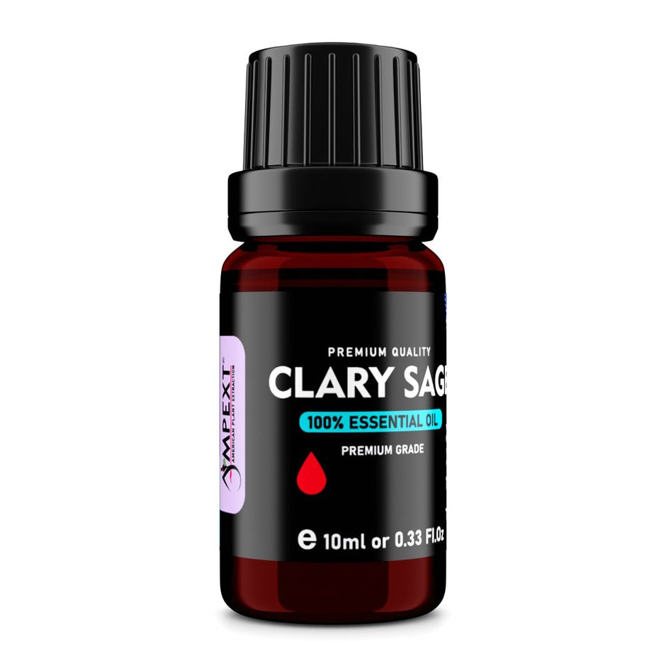 Clary Sage (Salvia sclarea) 100% Essential Oil, Premium Grade, 10ml