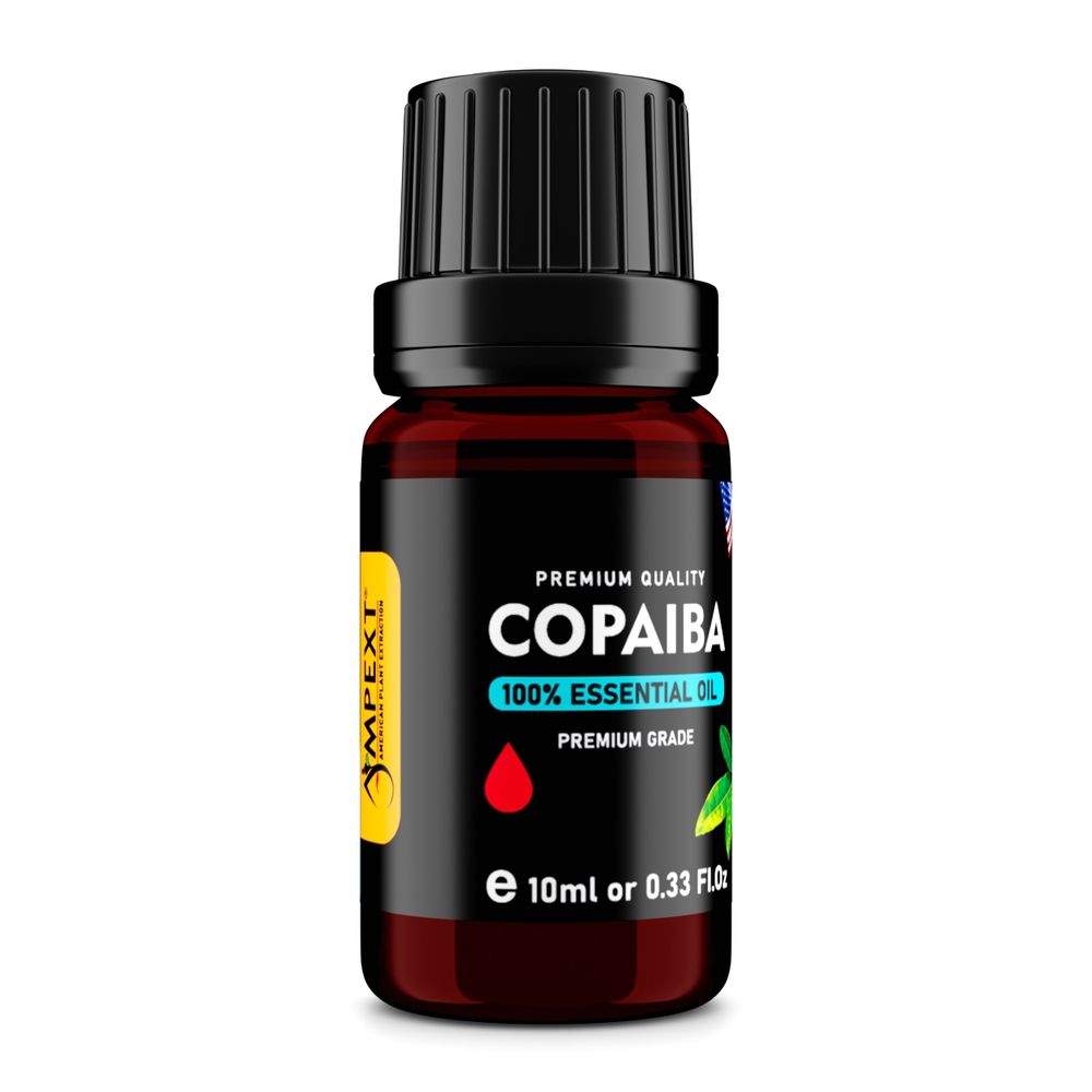 Copaiba (Copaifera officinalis) 100% Essential Oil, Premium Grade, 10ml