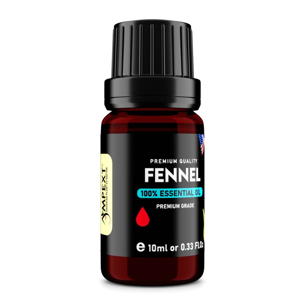Fennel (Foeniculum vulgare) 100% Essential Oil, Premium Grade, 10ml