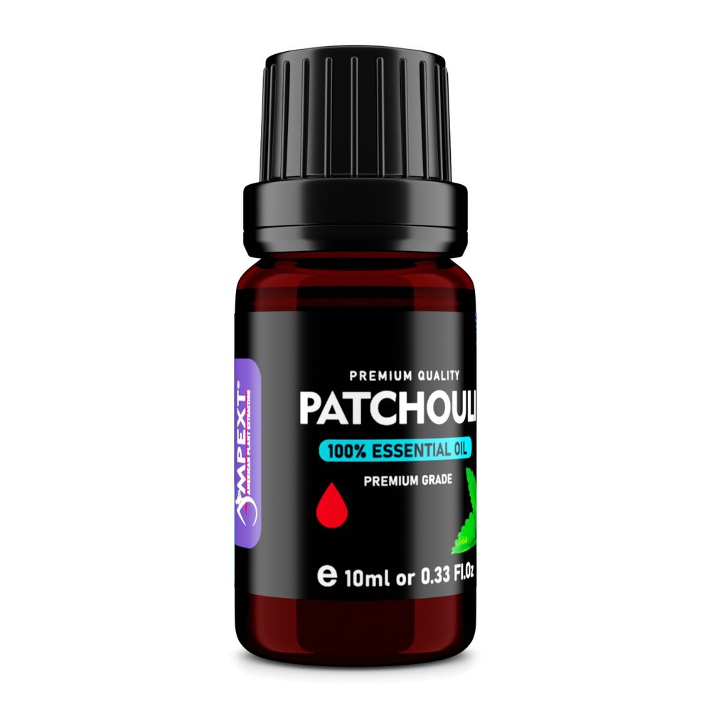 Patchouli (Pogostemon cablin) 100% Essential Oil, Premium Grade, 10ml
