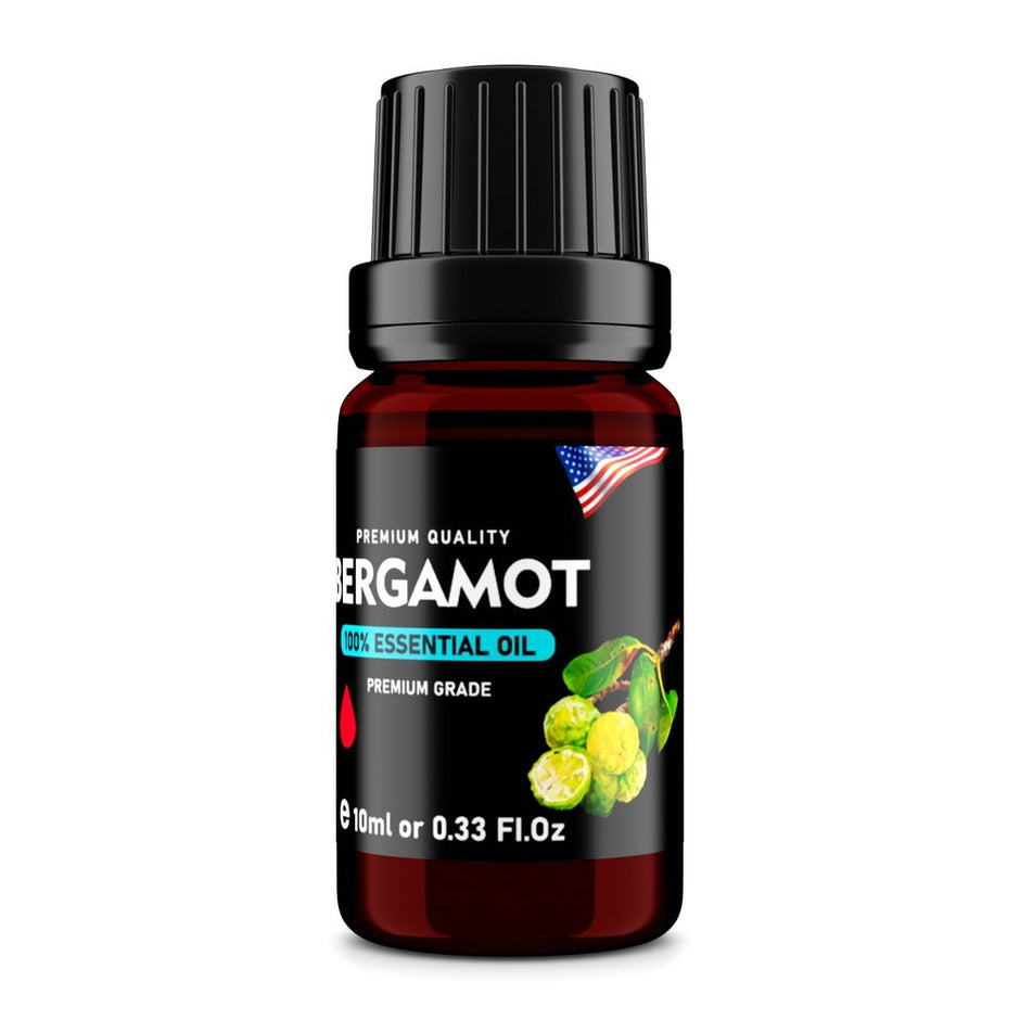 Bergamot (Citrus bergamia) 100% Essential Oil, Premium Grade, 10ml