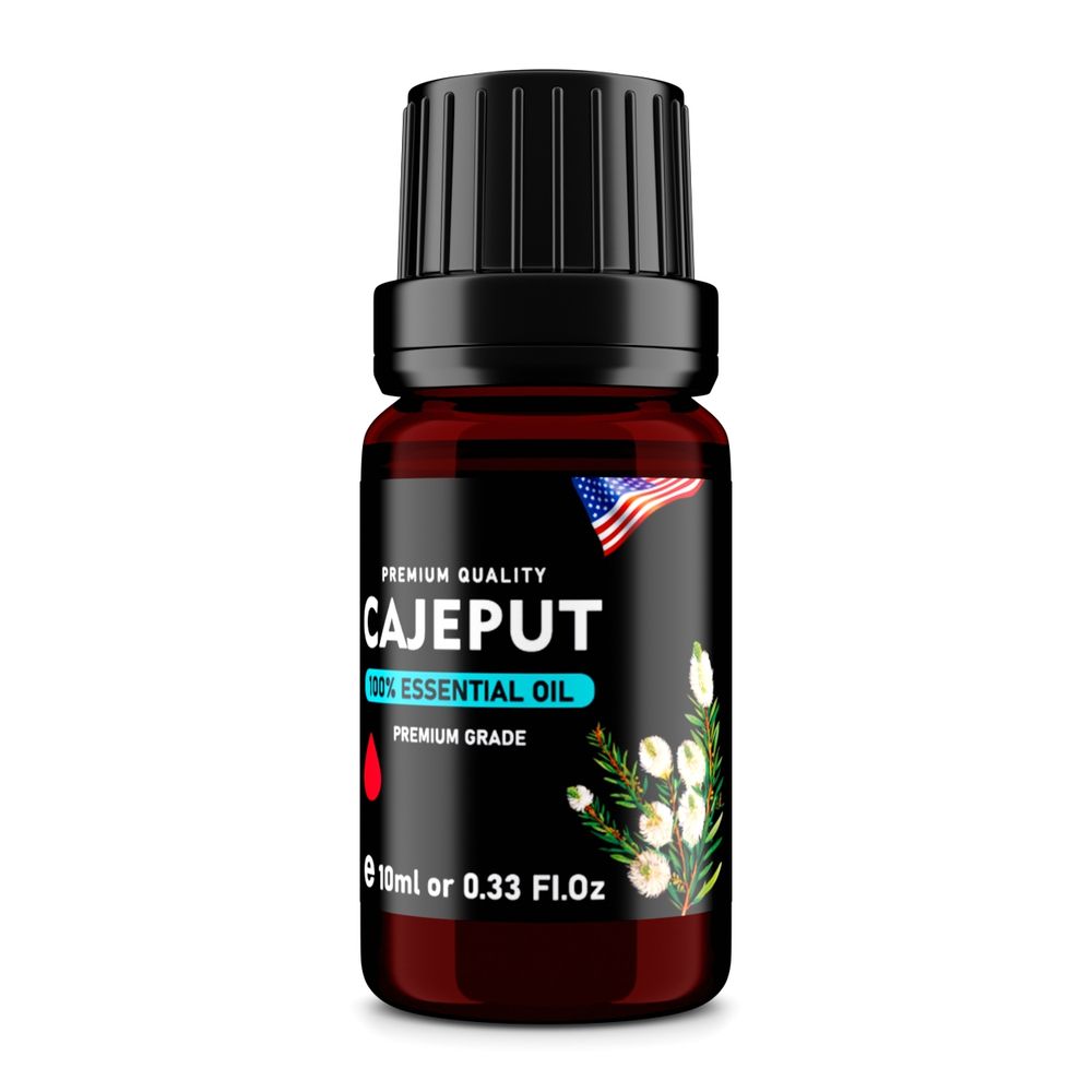 Cajeput (Melaleuca cajuputi) 100% Essential Oil, Premium Grade, 10ml