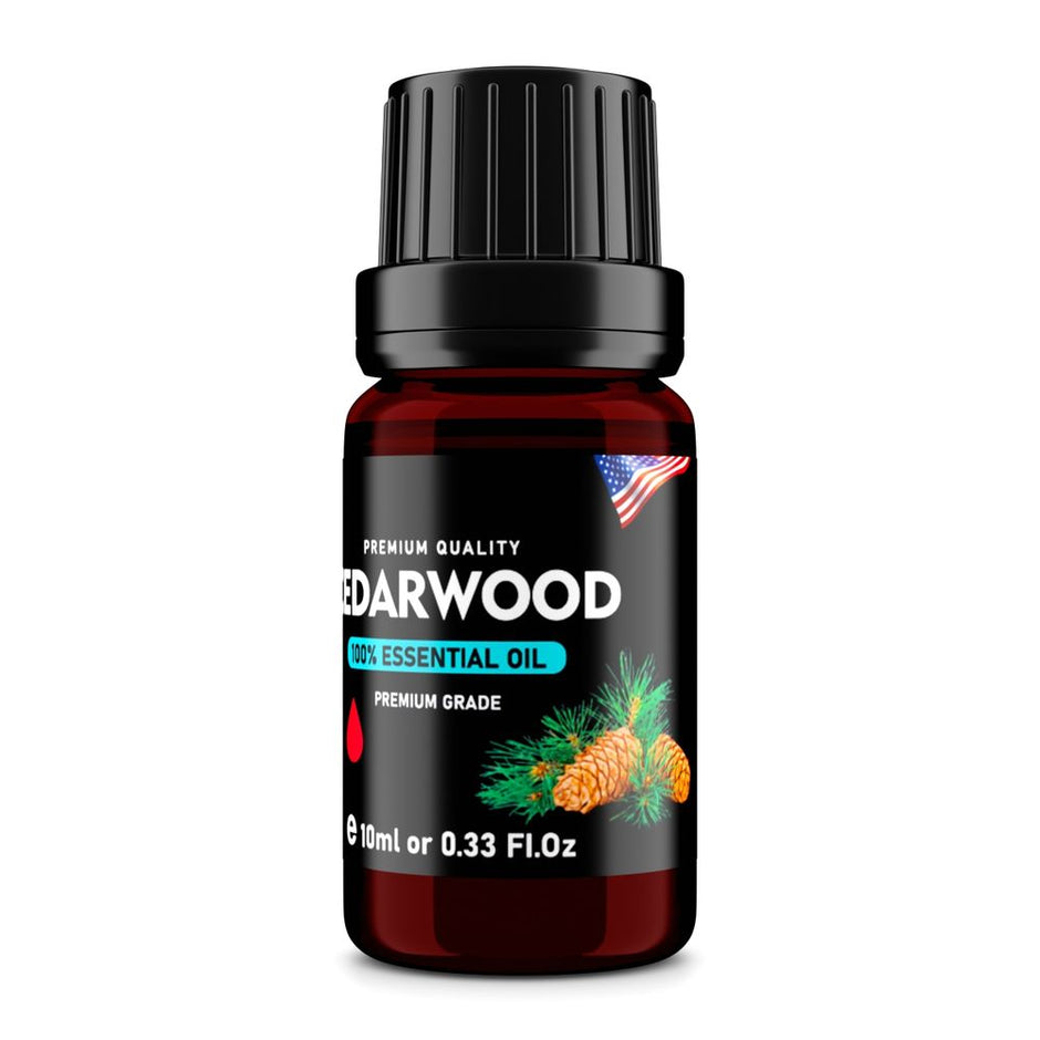 Cedarwood (Cedrus atlantica) 100% Essential Oil, Premium Grade, 10ml