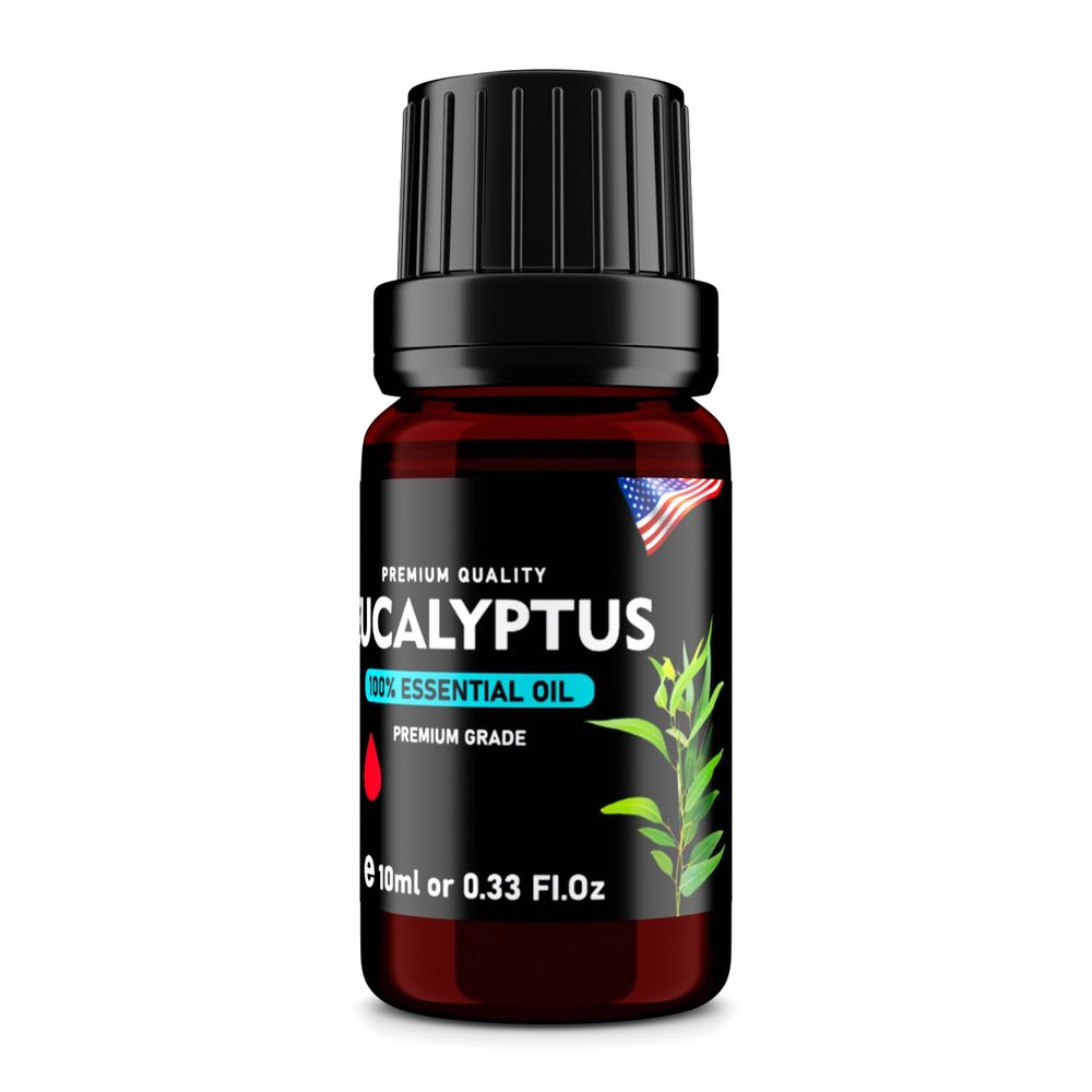 Eucalyptus (Eucalyptus globulus) 100% Essential Oil, Premium Grade, 10ml