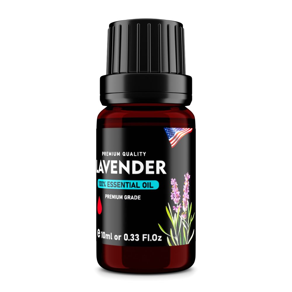 Lavender (Lavandula angustifolia) 100% Essential Oil, Premium Grade, 10ml