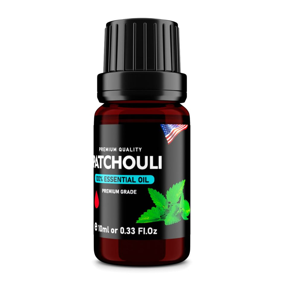 Patchouli (Pogostemon cablin) 100% Essential Oil, Premium Grade, 10ml