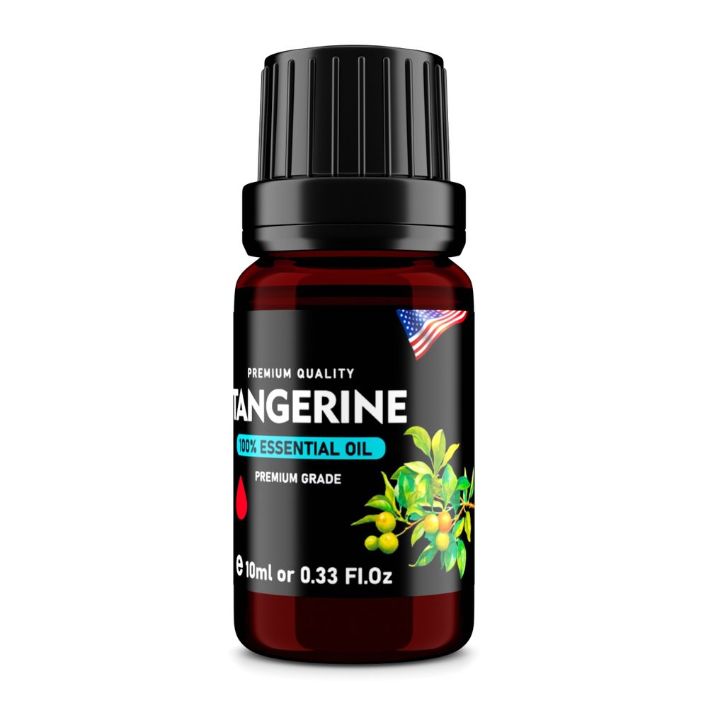 Tangerine (Citrus reticulata) 100% Essential Oil, Premium Grade, 10ml
