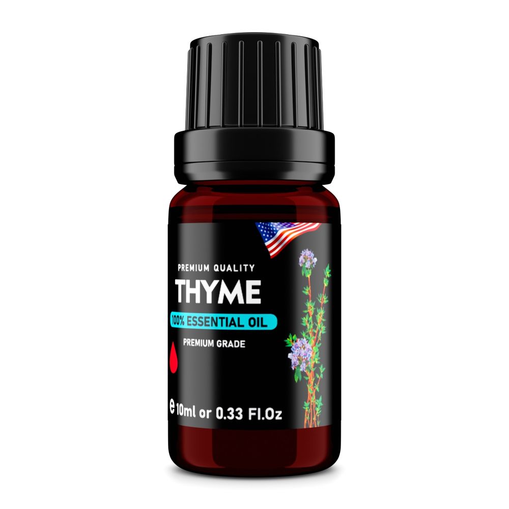 Thyme (Thymus vulgaris) 100% Essential Oil, Premium Grade, 10ml