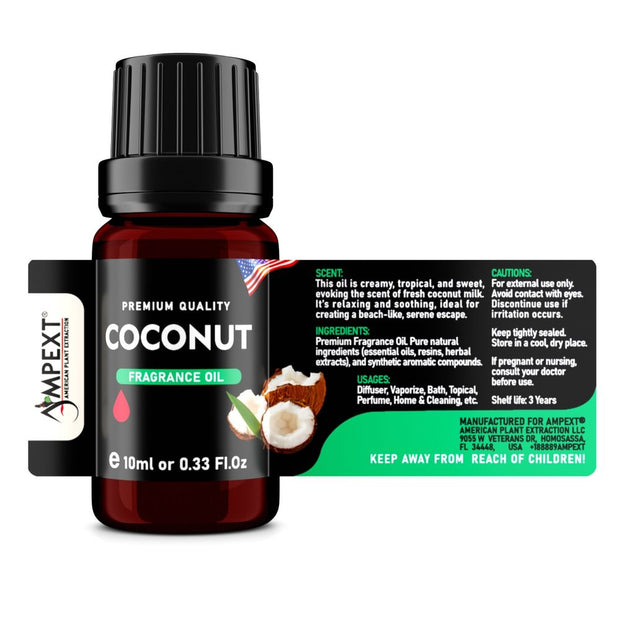 Coconut Premium Fragrance Oil, 10ml