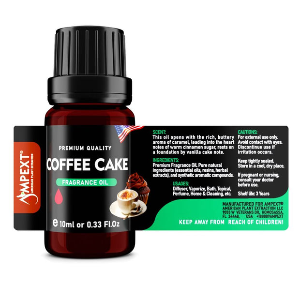 Coffee Cake Premium Fragrance Oil, 10ml