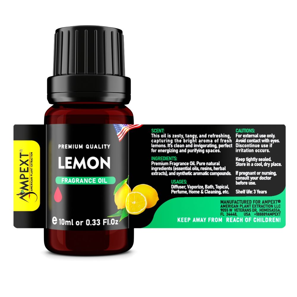 Lemon Premium Fragrance Oil, 10ml