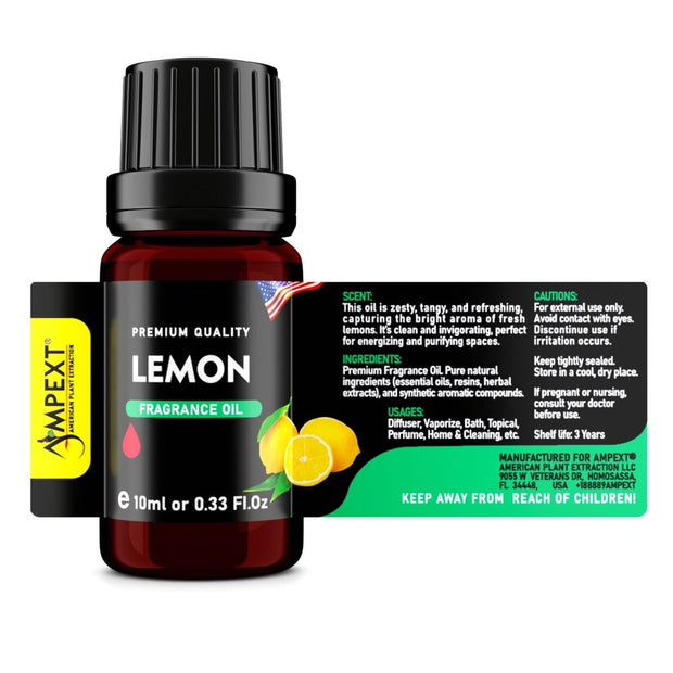 Lemon Premium Fragrance Oil, 10ml