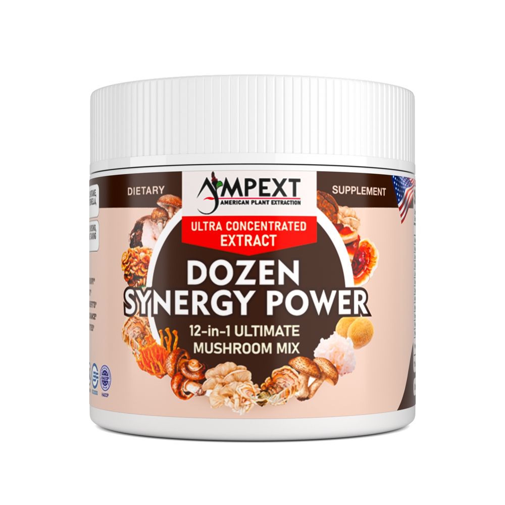 Dozen Synergy Power™ 12-IN-1 Mushroom Extract POWDER