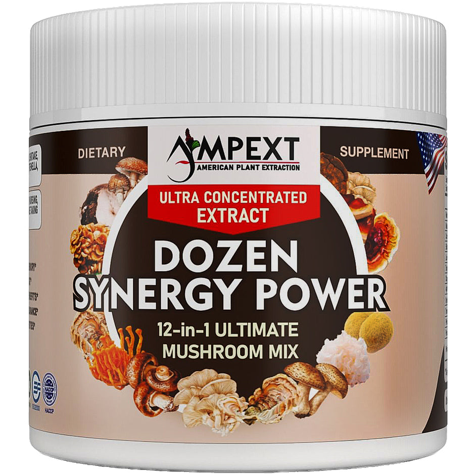 Dozen Synergy Power™ 12-IN-1 Mushroom Extract POWDER