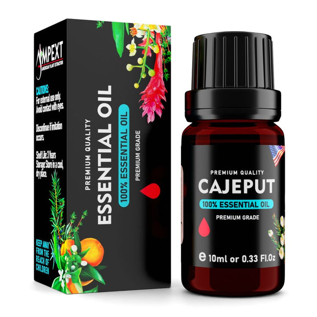 Cajeput (Melaleuca cajuputi) 100% Essential Oil, Premium Grade, 10ml